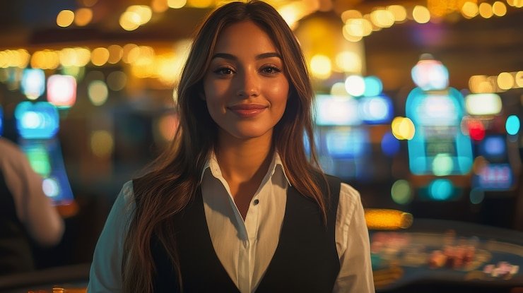 Studio blackjack dengan dealer langsung